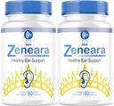 (2 Pack) Zeneara Healthy Ear Support Supplement, Zeneara, Zeneara Capsules, Zeneara Healthy Ear Support, Zeneara Ear Support, Zeneara Advanced Formula, Zeneara Reviews, 120 Capsules for 2 Month
