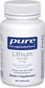 Pure Encapsulations Lithium Orotate 5 mg - Brain Support Supplement - with N-Acetyl-L-Cysteine (NAC) for Memory & Brain Behavior* - Gluten Free & Non-GMO - 90 Capsules