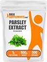 BulkSupplements.com Parsley Extract Powder - Parsley Supplement, Antioxidant Source, Herbal Supplement - Gluten Free, 1g per Serving, 500g (1.1 lbs) (Pack of 1)