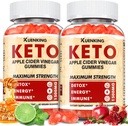 Keto ACV Gummies – Apple Cider Vinegar with Mother, Metabolism Support– with Vitamin B6 & B12 – Vegan, Non-GMO – Supports Daily Wellness – 120 Count