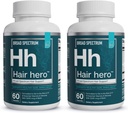 Essential Elements® Hair Hero™ - Hair Vitamins for Men - Broad-Spectrum Support with 5000 mcg Biotin - 60 Count - 30 Servings (2-Pack)