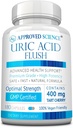 Approved Science® Uric Acid Flush Supplement with Folic Acid and Tart Cherry - 180 Capsules - 3 Month Supply