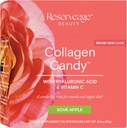 Reserveage Nutrition Collagen Candy, Collagen Supplement for Skin Care, Hair Growth, Collagen Booster for Nail Care, Supports Elastin Production, Paleo and Keto, Sour Apple, 2.3 Ounces (20 Servings)