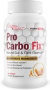 Pro Carbo Fix - Natural Gut & Carb Cleanse Supplement - Plant Based Formula w/Probiotics - Support Digestive Health & Blood Health - Help Flush Carbs & Toxins - Promote Regularity & Reduced Gut Bloat