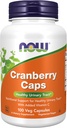 NOW Foods Supplements, Cranberry Caps with Added Vitamin C, Healthy Urinary Tract*, 100 Veg Capsules