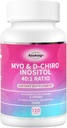 Myo-Inositol & D-Chiro Inositol Supplement for Hormone Balance for Women | Ideal 40:1 Ratio Ovarian Health Support | Suitable for Preconception