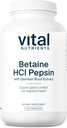 Vital Nutrients Betaine HCL Pepsin with Gentian Root Extract | Digestive Enzyme Formula to Support Protein Digestion and Nutrient Absorption* | Gluten, Dairy, Soy Free | 225 Capsules