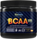 Biochem BCAA Powder Peach Mango 5g – 30 Servings | Vegan, Gluten Free, Keto, Instantized 2:1:1 BCAA Supplement for Muscle Recovery, Protein Synthesis & Hydration | Electrolyte Amino Acid Powder