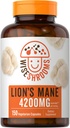 Carlyle Lions Mane Supplement Capsules 4200 mg | 150 Count | Vegetarian, Non-GMO, Gluten Free | Wiseshrooms