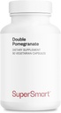 Supersmart - Double Pomegranate (High Strength) - 90% Ellagic Acid & 40% Punicalagins - Pomegranate Extract Supplement - Advanced Antioxidant | Non-GMO & Gluten Free - 90 Vegetarian Capsules