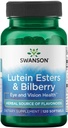 Swanson Lutein & Bilberry 6/20 Milligrams 120 Sgels