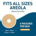 6 Pack Silicone Scar Removal Sheets for Breast - Breast Silicone Scar Sheets Tape - Breast Reduction After Surgery for Scars, Breast Augmentation Post Surgery Supplies for Scar Treatment (blue)