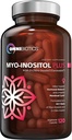 OmniBiotics Myo-Inositol & D-Chiro Inositol Supplement with 40:1 Ratio for Hormone Balance for Women - Women Supplement to Support Reproductive Health & Ovarian Function. Non-GMO - 120 Vegan Capsules