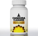 Candida Cleanse Detox for Women & Men Advanced Probiotic & Herbal Formula - 60 pcs Natural Gentle Gut & Digestive Support