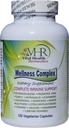 VHR Wellness Complex Immune Boosting Formula with Echinacea, Goldenseal, Garlic, Probiotics, Elderberry, Astragalus, Grapeseed, Cayenne, Bioflavonoids, Eleuthero, Ginger, VIT. C, Zinc. 120 Veg caps