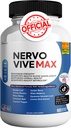 Nervovive Max - Brain Support Supplement Enhance Memory & Focus Clear Brain Fog & Boost Cognitive Function 60 Natural Capsules (1)