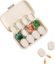 Kawaii Pill Box Travel Portable Small Medicine Box Daily Medicine Case Pill Organizer Pills Container