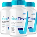 VIVE MD ViraFlexx for Men, ViraFlexx Male Enchantment - Maximum Performance, All Natural Dietary Supplement Extra Strength Pills, ViraFlexx Pro Supports Overall Health, Vira Flexx Reviews (3 Pack)