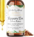 Slippery Elm (Ulmus Rubra) Dried Bark Alcohol-Free Liquid Extract (2 oz)