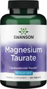Swanson Magnesium Taurate - Mineral Supplement- Natural Magnesium & Taurine Formula (120 Tablets, 100mg Each)
