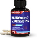 Magnesium L-Threonine, High Absorption Magnesium Supplement,1900mg Magnesium Threonine for Brain Health, Memory Support, Gluten Free, Non-GMO,90 Vegan Capsules
