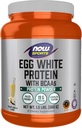 NOW Sports Nutrition, Egg White Protein, 20 G With BCAAs, Creamy Vanilla Powder, 1.5-Pound