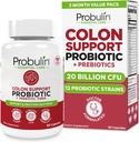 Probulin Colon Support Probiotic Supplement, Daily Gut, Digestive, and Immune Health Probiotics Capsules for Men and Women, 20 Billion CFU, Vegan, 90 Count Bottle