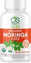 | Organic Moringa Capsules | 60 Count | Certified USDA Organic, Non-GMO, Vegan Superfood for Energy, Immune Support, and Nutrient Absorption