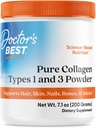 Doctor's Best Pure Collagen Types 1 & 3, Promotes Healthy Skin Hair & Nails – Bone & Joint Support, 7.1 Ounce (Pack of 1)