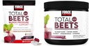 Force Factor Total Beets Blood Pressure Support Supplements with Beet Powder & Total Beets Drink Mix Superfood Powder with Nitrates to Support Circulation