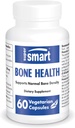 SuperSmart - Bone Health Supplement (100% Plant Based & Patented) - Strong Bones & Bone Density Supplement | Non-GMO & Gluten Free - 60 Vegetarian Capsules