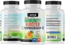 Immunity Supplement,Vitamin C,D3,Zinc,Elderberry,Echinacea Capsules