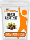 BulkSupplements.com Horse Chestnut Extract Powder - Horse Chestnut Supplement, Herbal Supplement - Gluten Free, 700mg per Serving, 500g (1.1 lbs) (Pack of 1)
