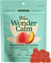 Plant People WonderCalm Mushroom Gummies - Natural Ashwagandha Supplement to Ease Stress & Boost Mood for Adults Without Sugar, Gluten or Artificial Colors, Vegan-Friendly, Peach Flavor, 60 Count