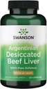 Swanson 100% Pure Defatted Desiccated Beef Liver 500 Milligrams 120 Capsules