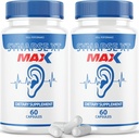 IDEAL PERFORMANCE (2 Pack) Synapse XT Max Tinnitus Supplement Pro Premium Relief Pills (120 Capsules)