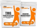 BulkSupplements Trimethylglycine (TMG) 500g + Creatine 500g Bundle