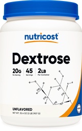 Nutricost Dextrose Powder 2 LBS - Non-GMO, Gluten Free