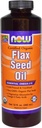 NOW Flax Seed Oil, 12-Ounces (Pack of 2)