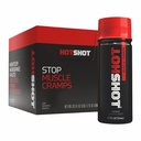 HOTSHOT Sports Shot Muscle Cramp Relief, All Natural Liquid Sports Drink, Scientifically Proven, for Leg and Night Cramps, Proudly NSF Certified for Sport, (Spicy Mango) (1.7 Fl Oz) (Pack of 12)