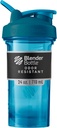 BlenderBottle Shaker Bottle Pro Series Perfect for Protein Shakes and Pre Workout, 24-Ounce, Ocean Blue