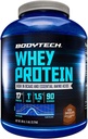 BodyTech Whey Protein - with 17 Grams of Protein per Serving Ideal for Post-Workout Muscle Building, Contains Milk & Soy - Rich Chocolate (5 Pound)