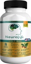 NeuroVife Gold Max Brain Support Supplement | 8 Natural Extracts with DHA, Vitamins A, C, B Complex | 60 Veggie Capsules | Made in USA (1)