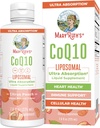 MaryRuth Organics Liquid Vitamin | Coenzyme Q10 Heart Health for Mitochondrial Support and Immune System | Vegan Non-GMO | 7.6 Fl Oz | 45 Servings