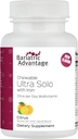 Bariatric Advantage Chewable Ultra Solo with Iron - Once-Per-Day Daily Multivitamin - for Bariatric Patients - with Thiamin, Vitamin A & More - Gluten Free - Citrus - 30 Tablets