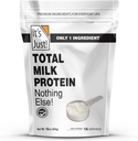 It's Just! - Total Milk Protein Concentrate Powder, Naturally 80% Casein / 20% Whey, rBSH/RBST Hormone Free, No Added Sugar, MPC-85 (1 Pound, Unflavored)