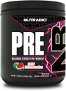 NutraBio Preworkout Powder, Watermelon| Explosive Energy, Laser Focus, Extreme Pumps| Pre Workout for Men & Women| Performance, Endurance, Power Complex, Caffeine, Electrolytes