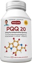 ANDREW LESSMAN PQQ 20mg - 30 Capsules - 20mg Pyrroloquinoline Quinone, Natural Protective Compound Supports Vital Organs, Heart, Brain, Liver, Immune System. Mitochondrial Biogenesis, No Additives