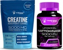 WELLNESS LABSRX Nattokinase Supplement Capsules 5000 FU - Creatine Gummies 5000mg