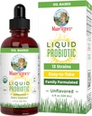 MaryRuth Organics USDA Organic Liquid Probiotic | Digestive Health | Gut Health | Probiotics for Women | Probiotics for Men | Probiotics for Kids | Acidophilus Probiotic | Non-GMO | 40 Servings